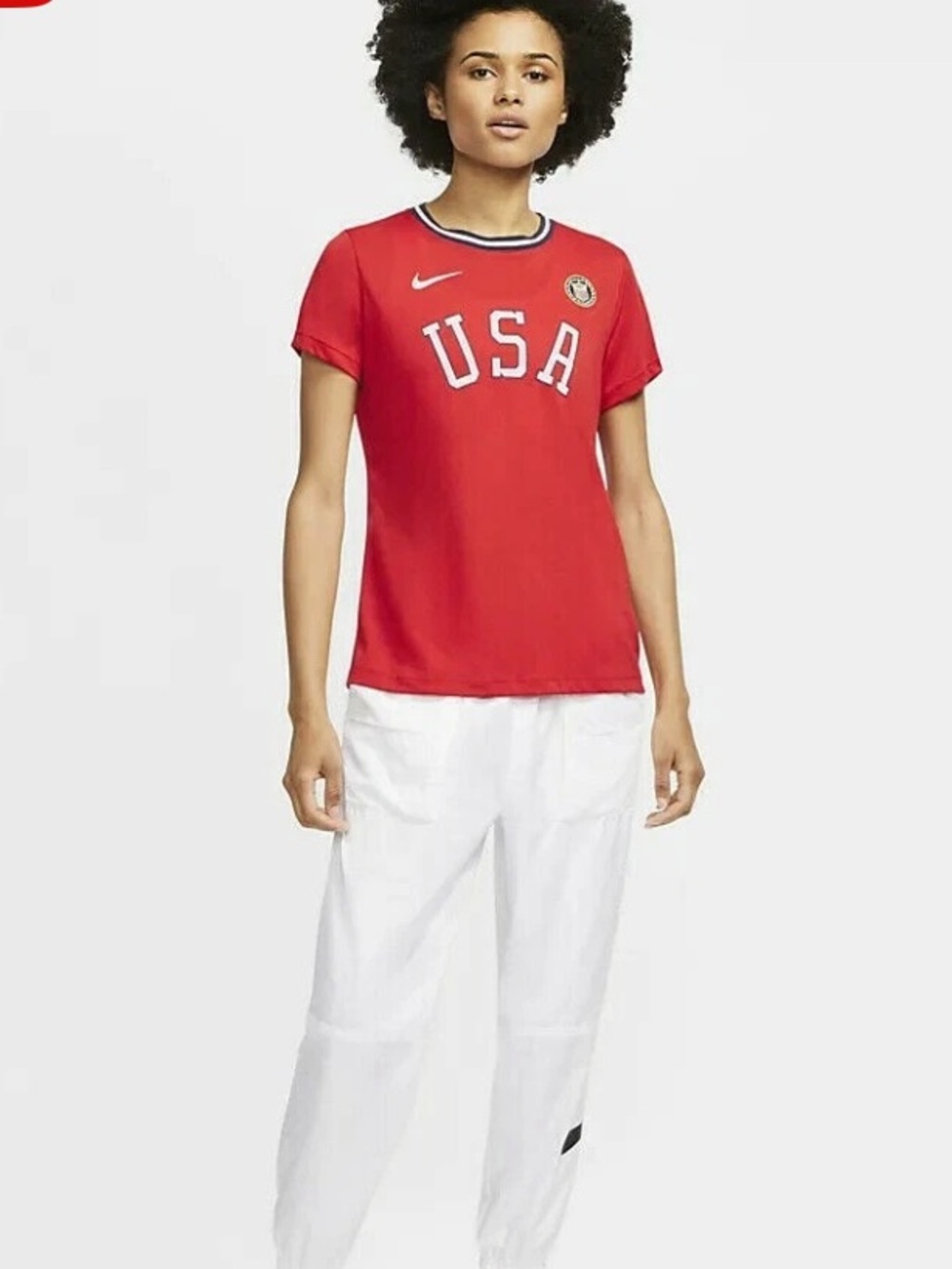 Nike Sportswear Team USA Women's short sleeve T-Shirt University Red size large